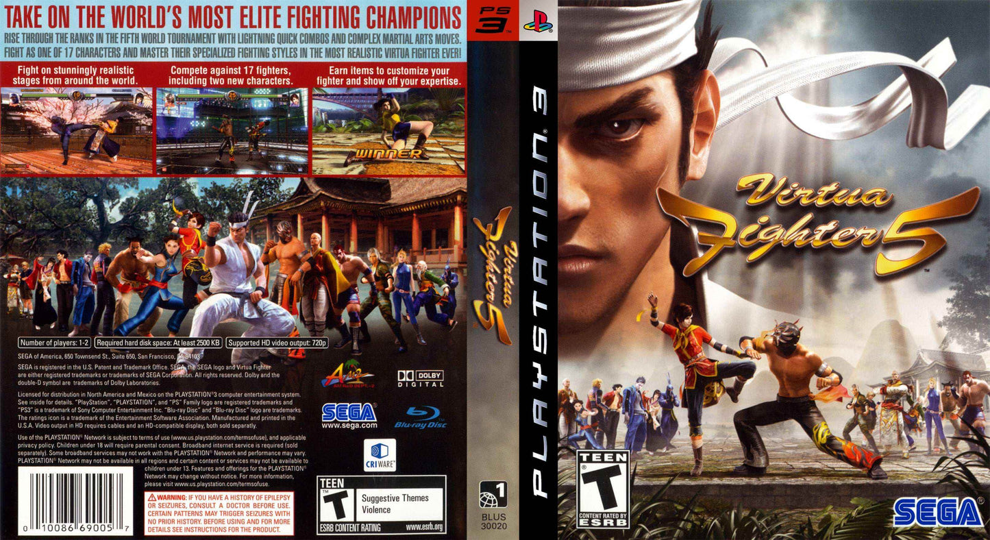 Virtua Fighter 5 Cover Art - WOI Solutions