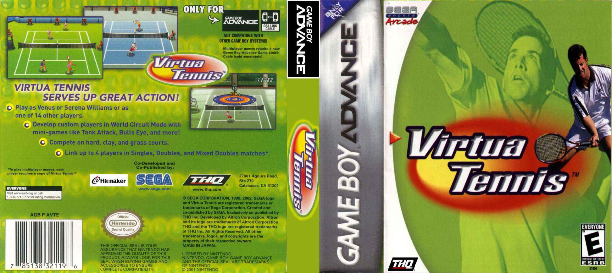Virtua Tennis Cover Art - WOI Solutions