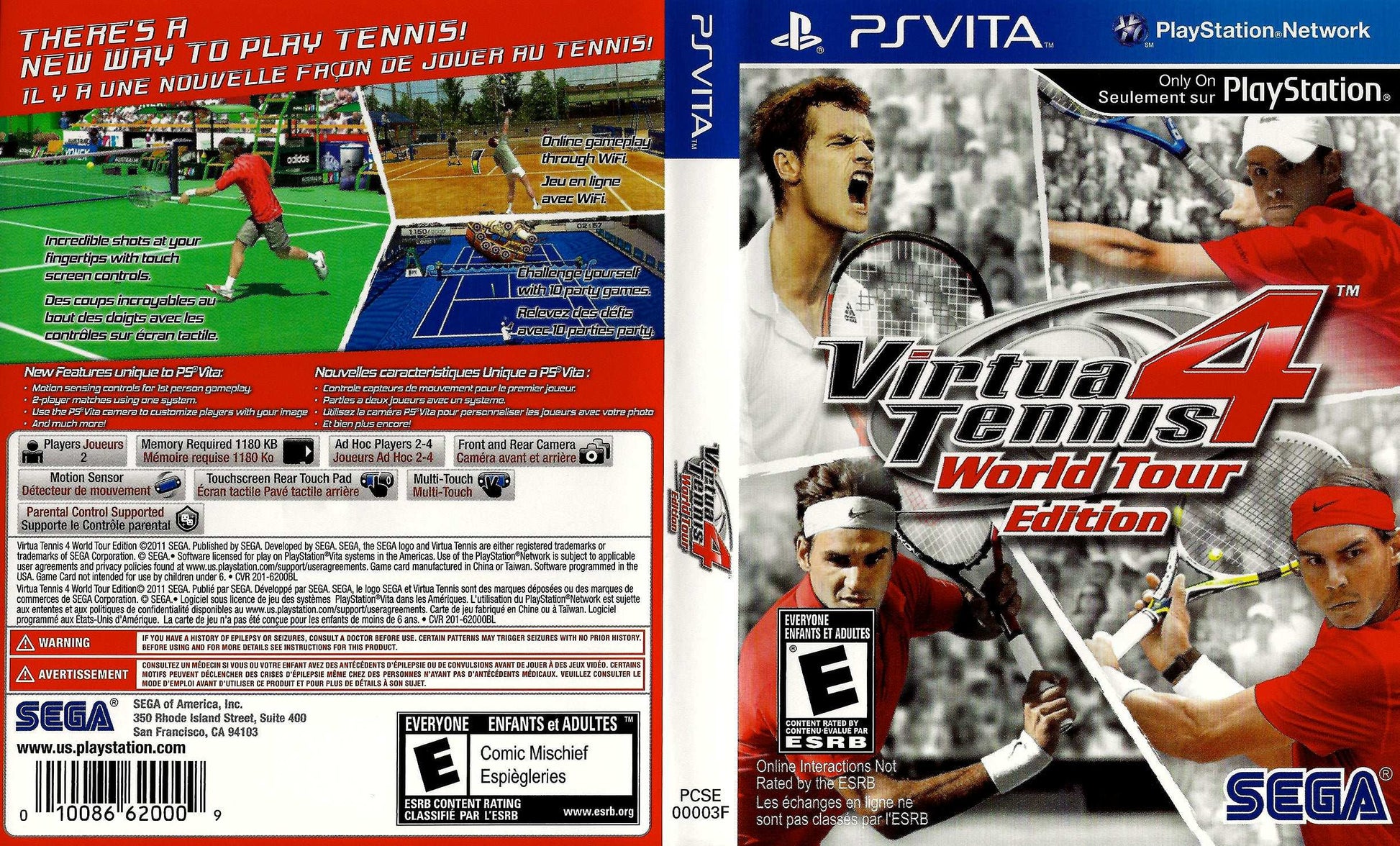 Virtua Tennis 4 World Tour Edition