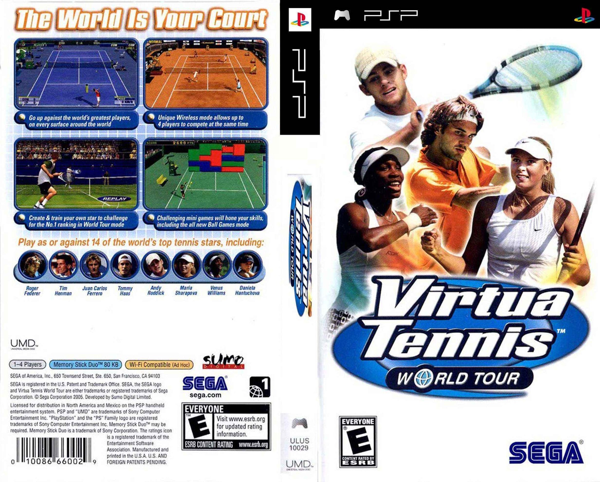 Virtua Tennis World Tour Cover Art - WOI Solutions
