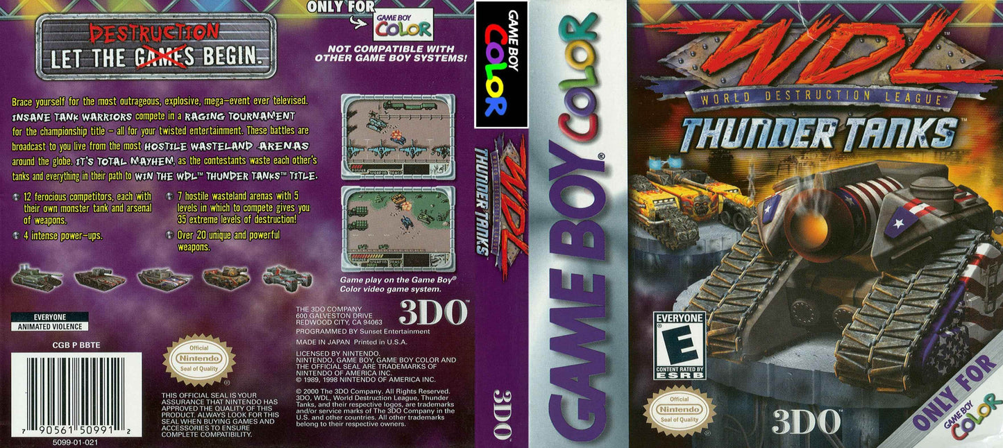 WDL Thunder Tanks Cover Art - WOI Solutions