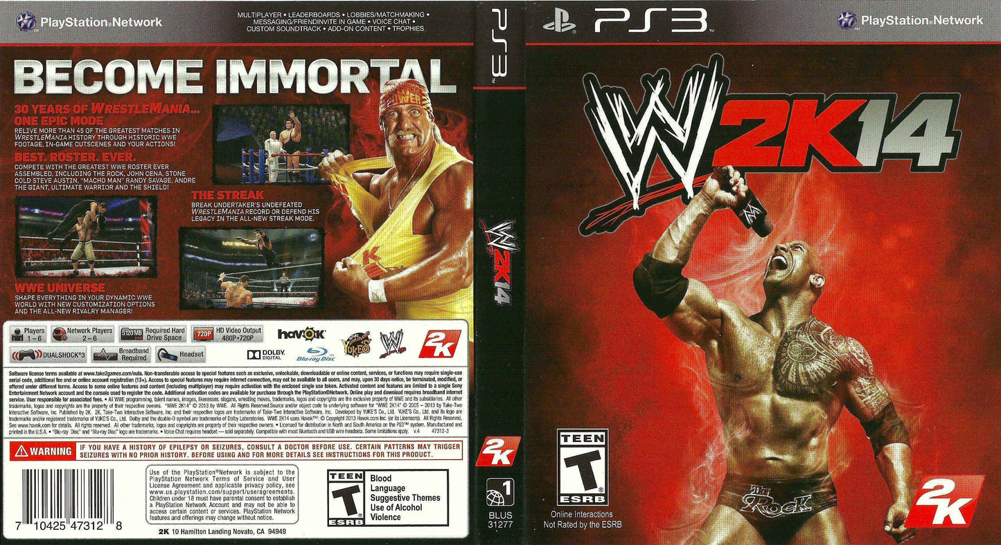 WWE 2K14 Cover Art - WOI Solutions