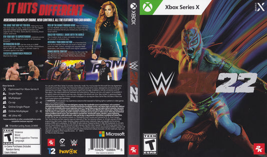 WWE 2k22