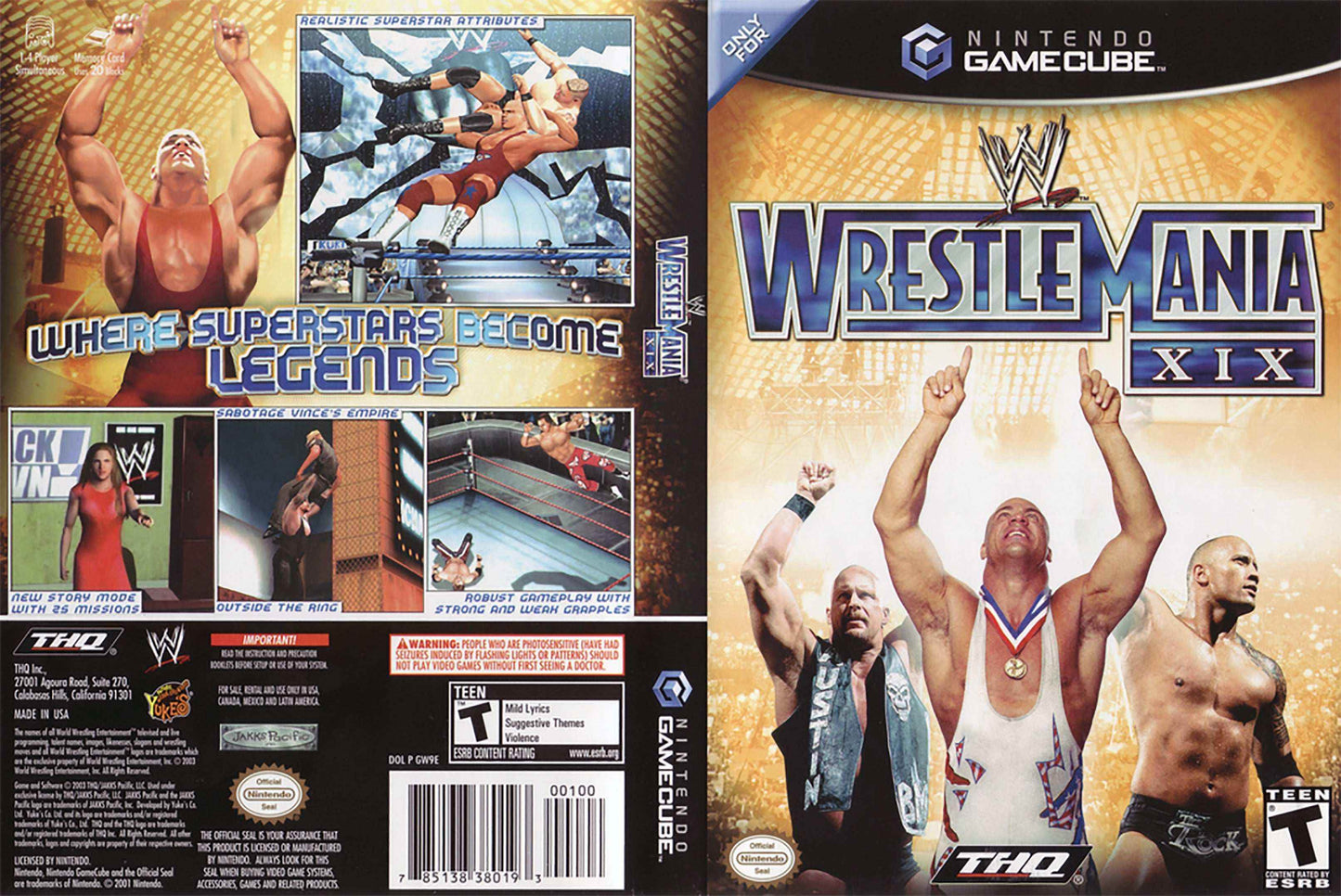 WWE Wrestlemania XIX Cover Art - WOI Solutions