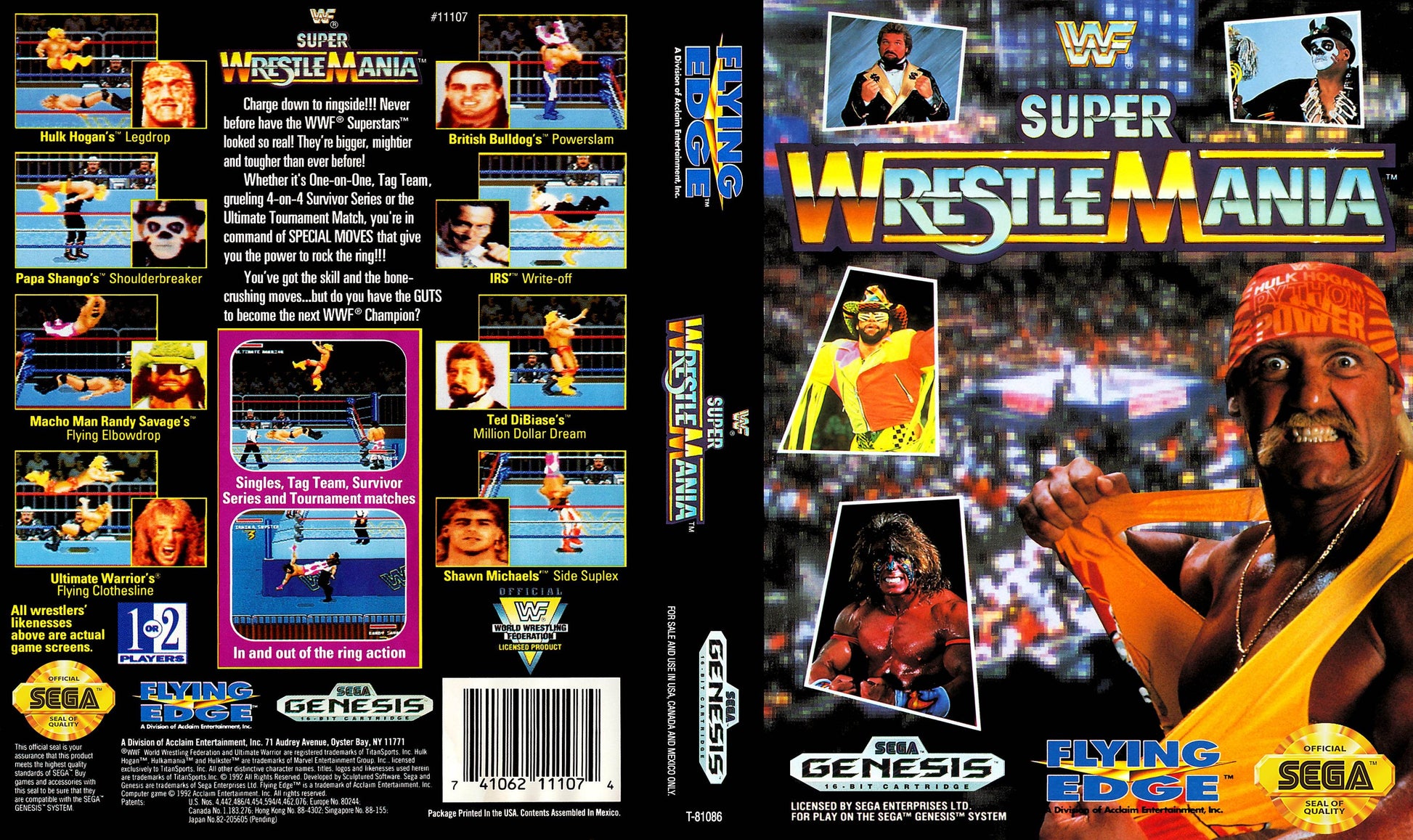 WWF Super Wrestlemania Cover Art - WOI Solutions