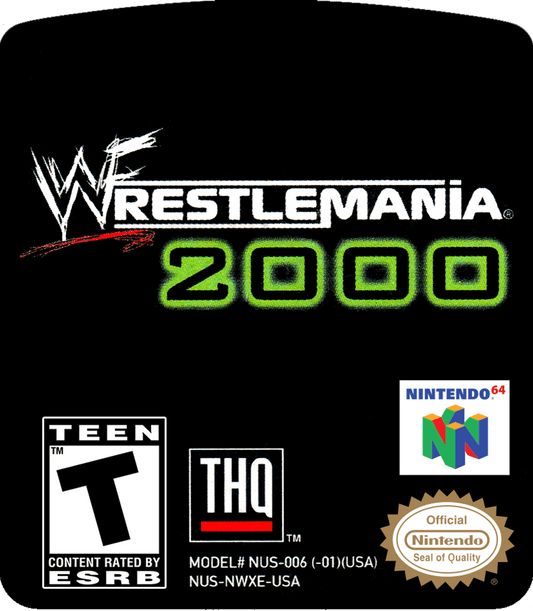 WWF Wrestlemania 2000 Cover Art - WOI Solutions
