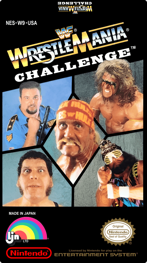 WWF WrestleMania Challenge Cover Art - WOI Solutions