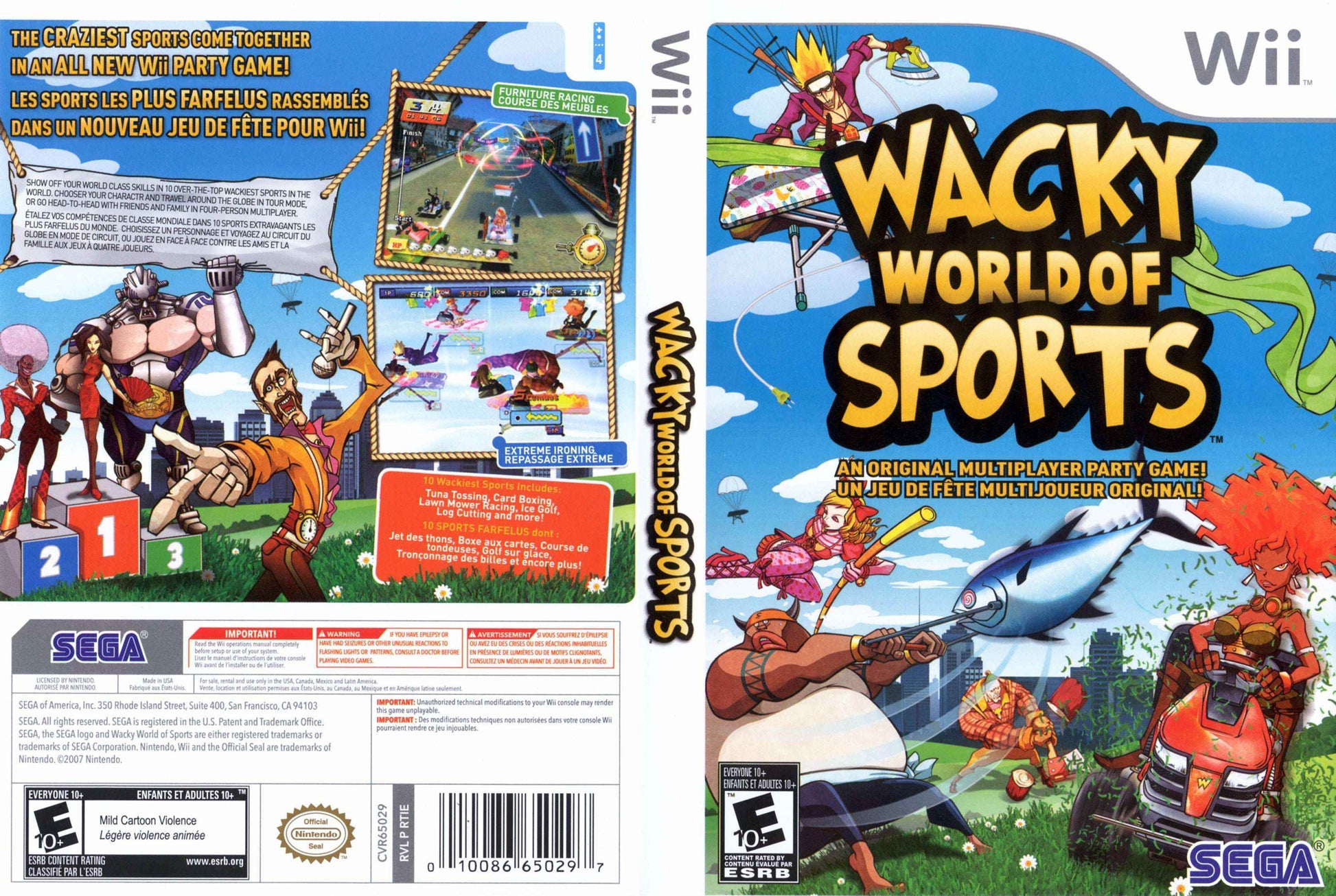 Wacky World of Sports Cover Art - WOI Solutions