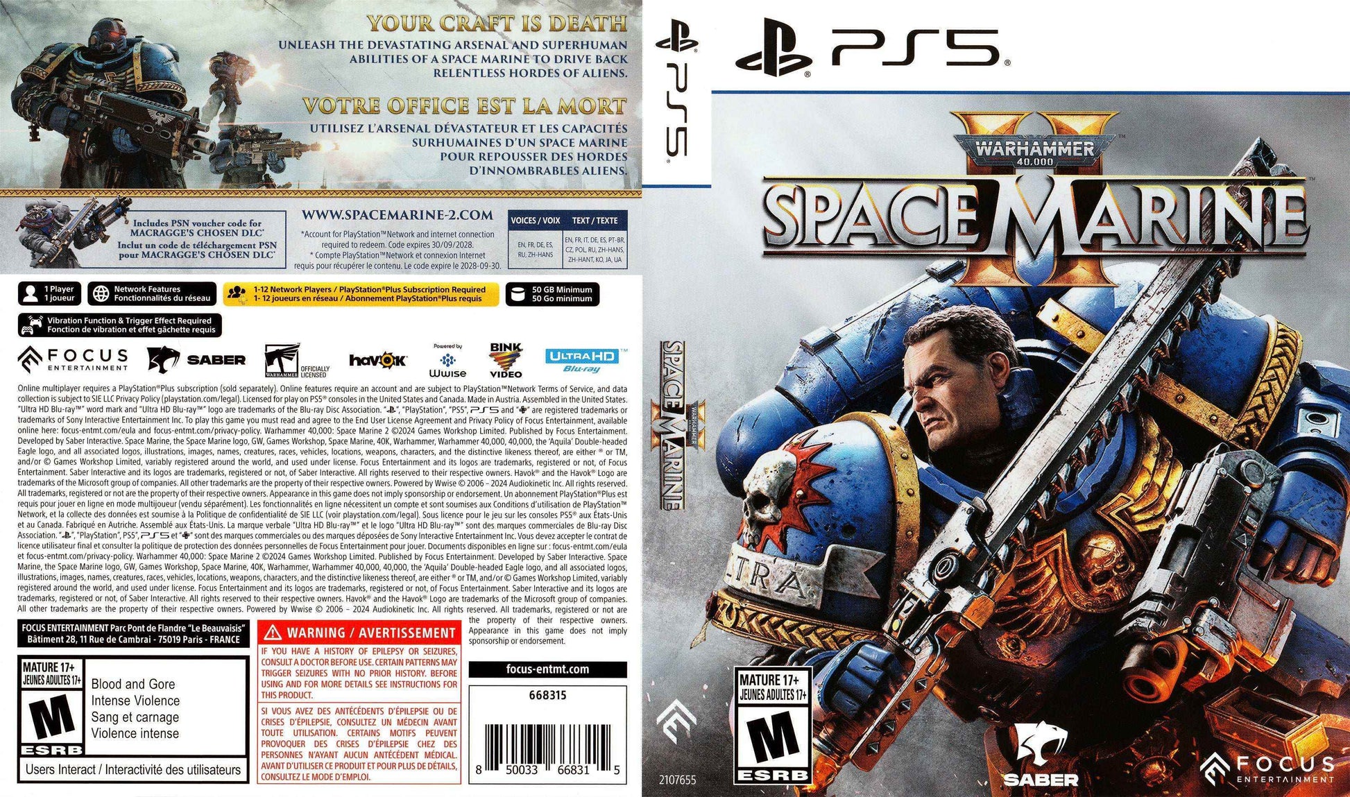Warhammer 40k Space Marine 2 Cover Art - WOI Solutions