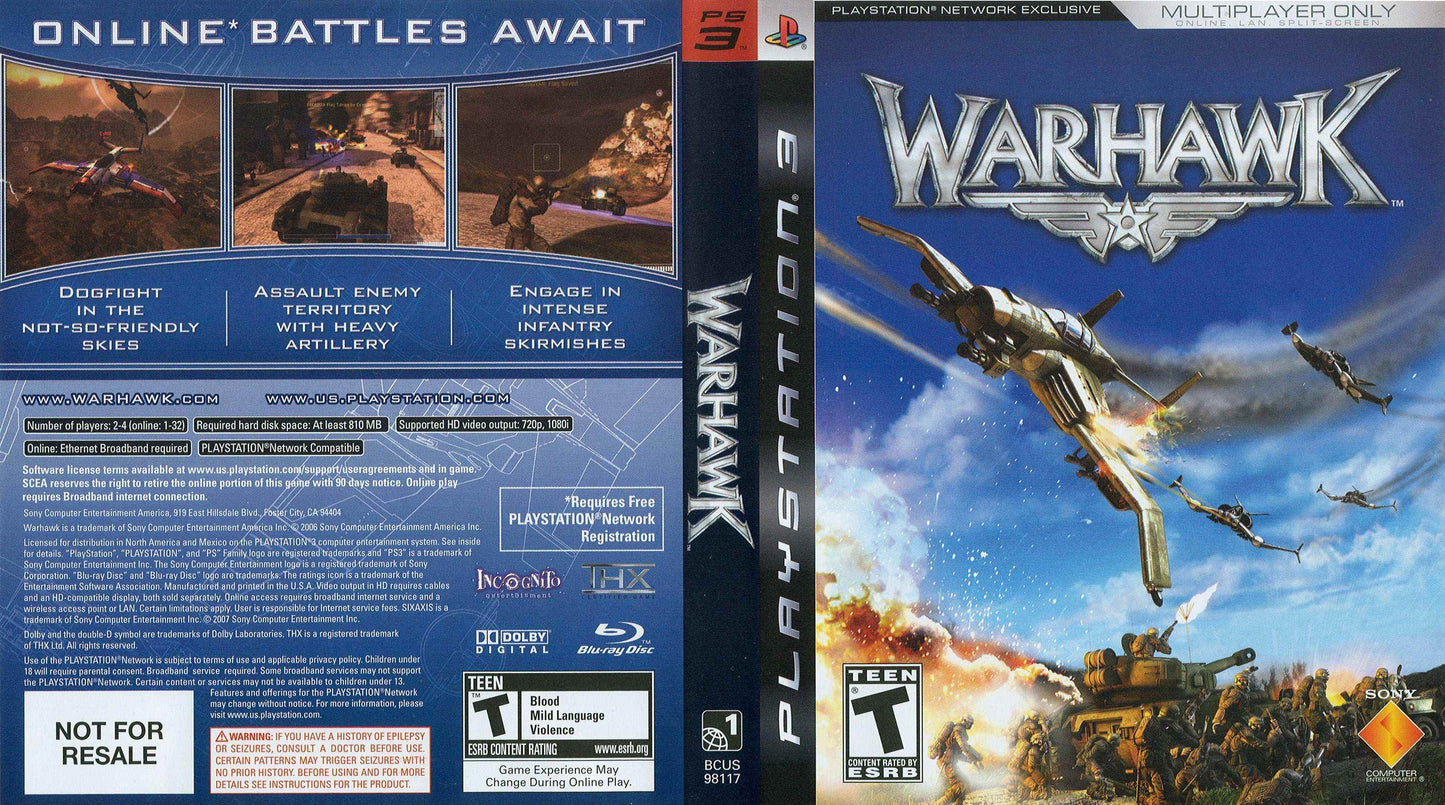 Warhawk Cover Art - WOI Solutions
