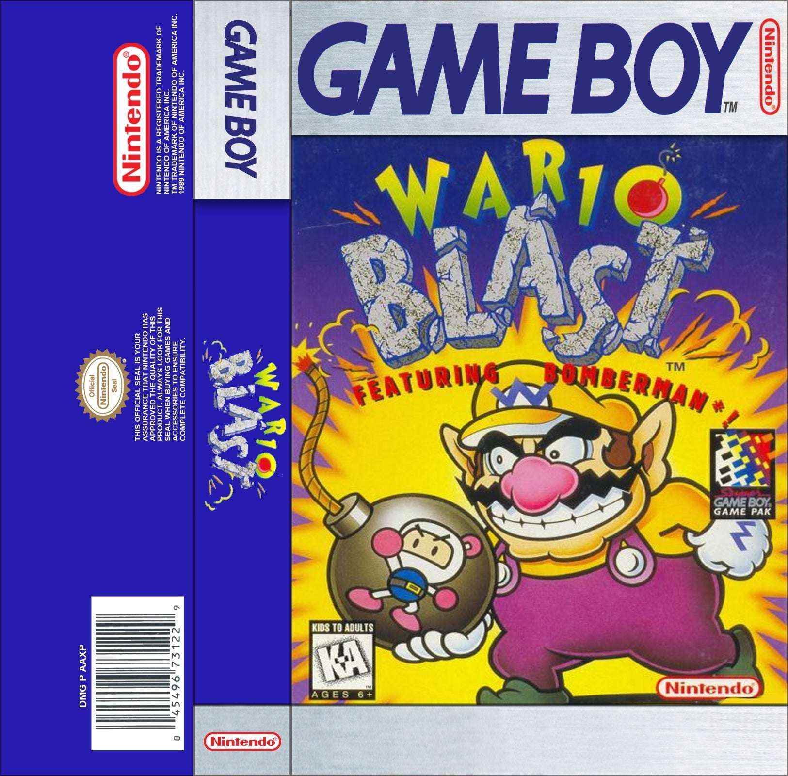Wario Blast Cover Art - WOI Solutions