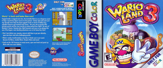 Wario Land 3 Cover Art - WOI Solutions