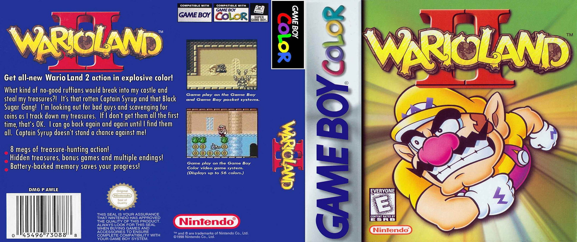 Wario Land II Cover Art - WOI Solutions