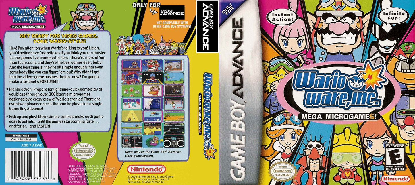 Wario Ware Cover Art - WOI Solutions