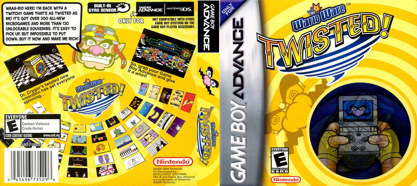 Wario Ware Twisted Cover Art - WOI Solutions