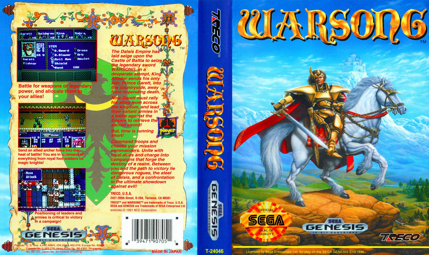Warsong Cover Art - WOI Solutions