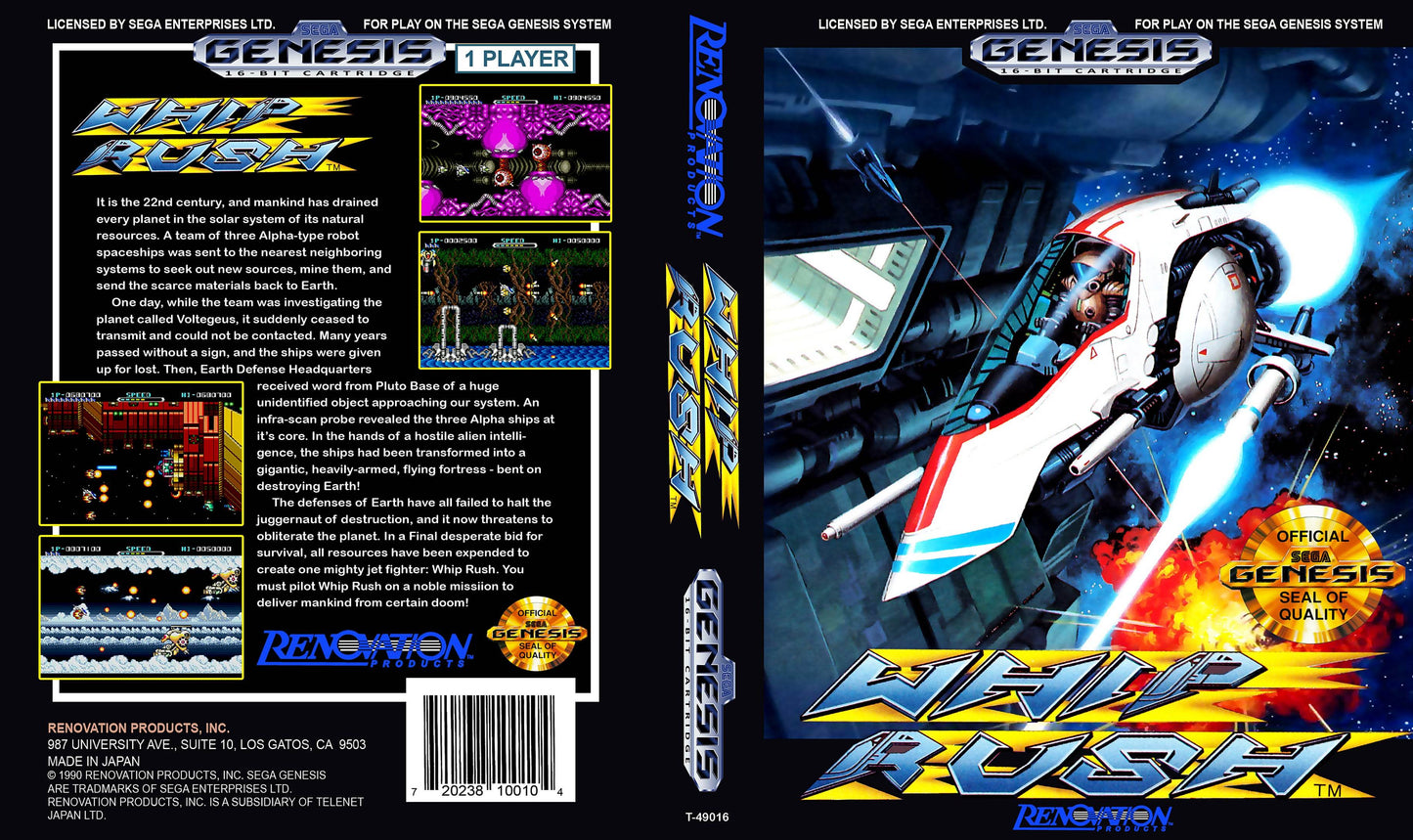 Whip Rush Cover Art - WOI Solutions