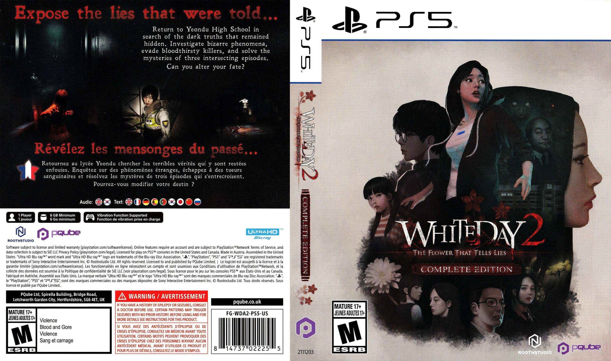 White Day 2 - The Flower That Tells Lies - Complete Edition Cover Art - WOI Solutions