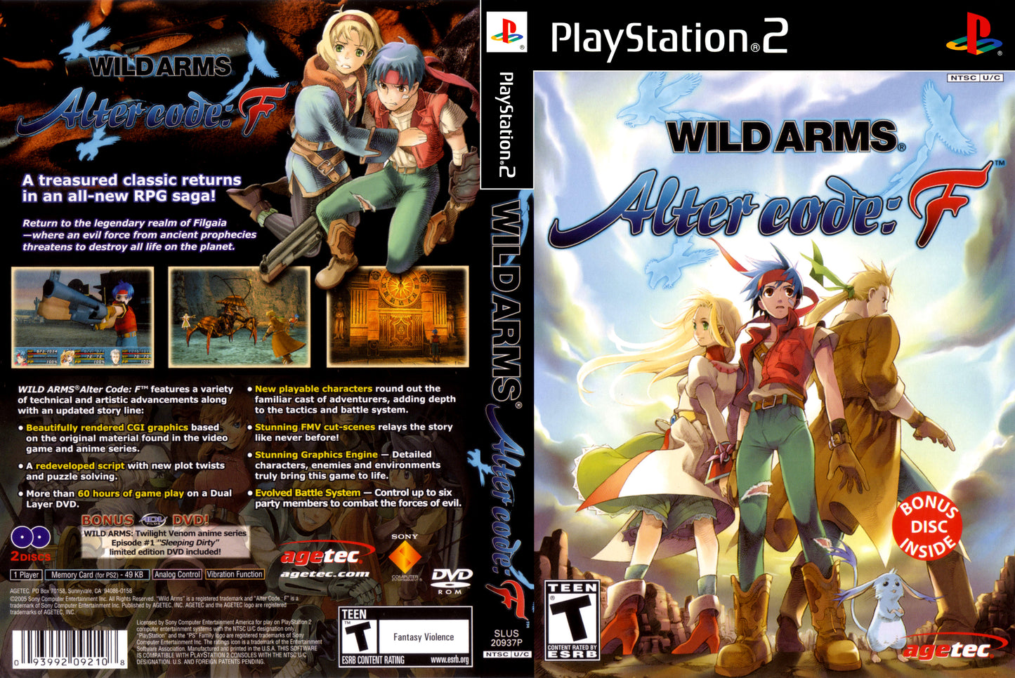 Wild Arms Alter Code F