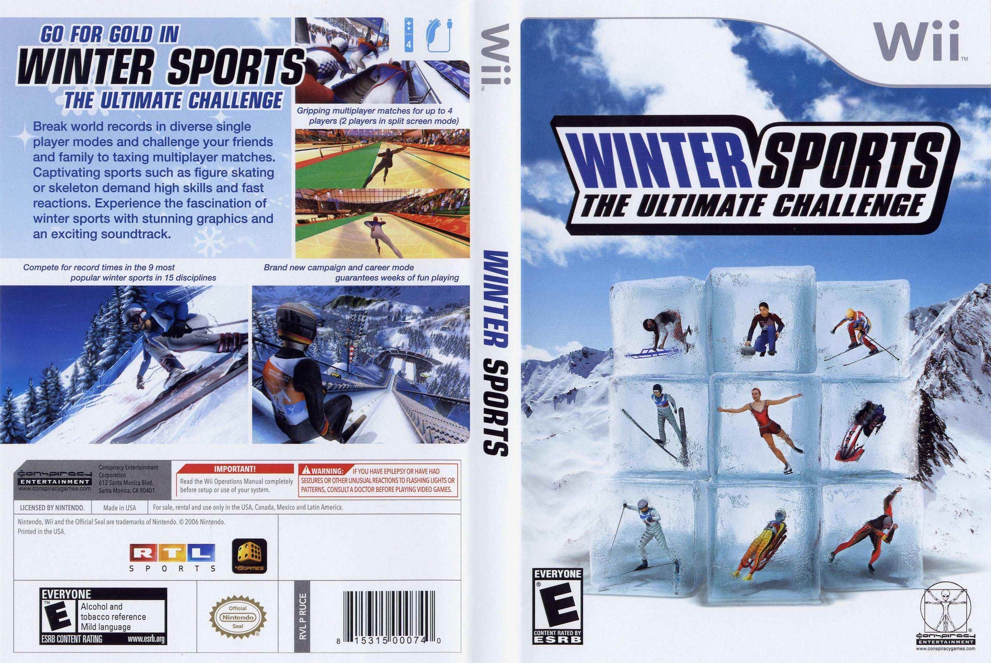 Winter Sports The Ultimate Challenge Cover Art - WOI Solutions