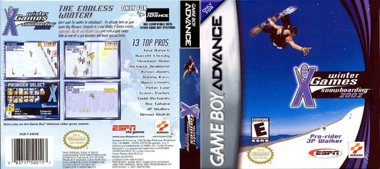 Winter X-Games Snowboarding 2002 Cover Art - WOI Solutions