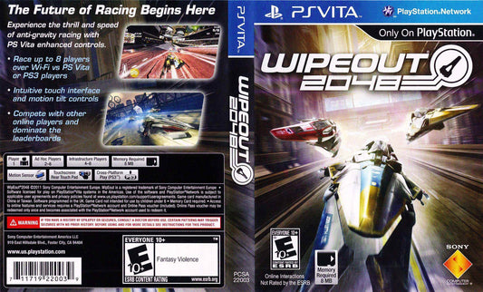 WipEout 2048 Cover Art - WOI Solutions