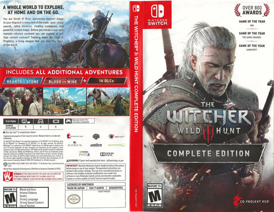 Witcher 3 Wild Hunt - Complete Edition, The