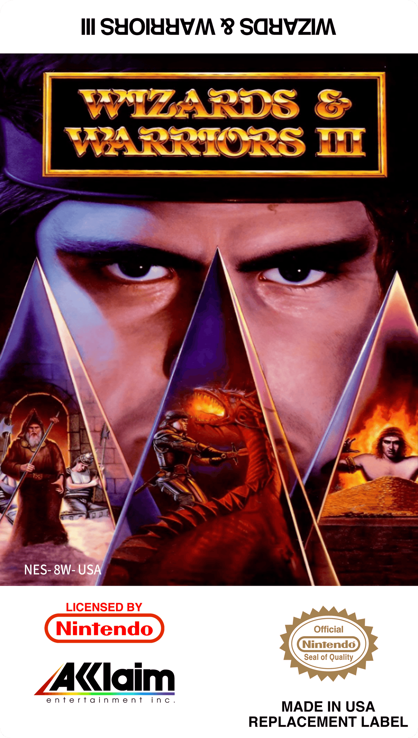 Wizards & Warriors III: Kuros: Visions of Power Cover Art - WOI Solutions