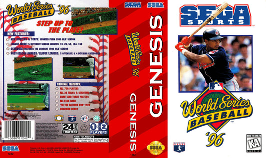 World Series Baseball 96 Cover Art - WOI Solutions