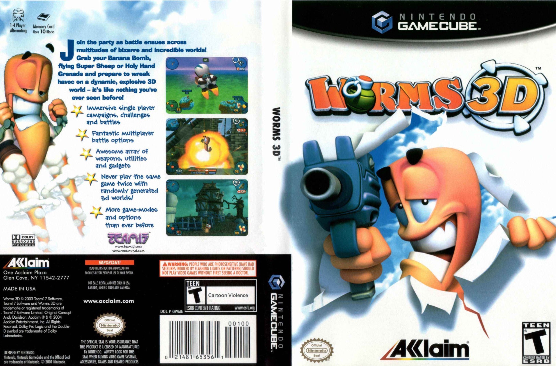 Worms 3D Cover Art - WOI Solutions