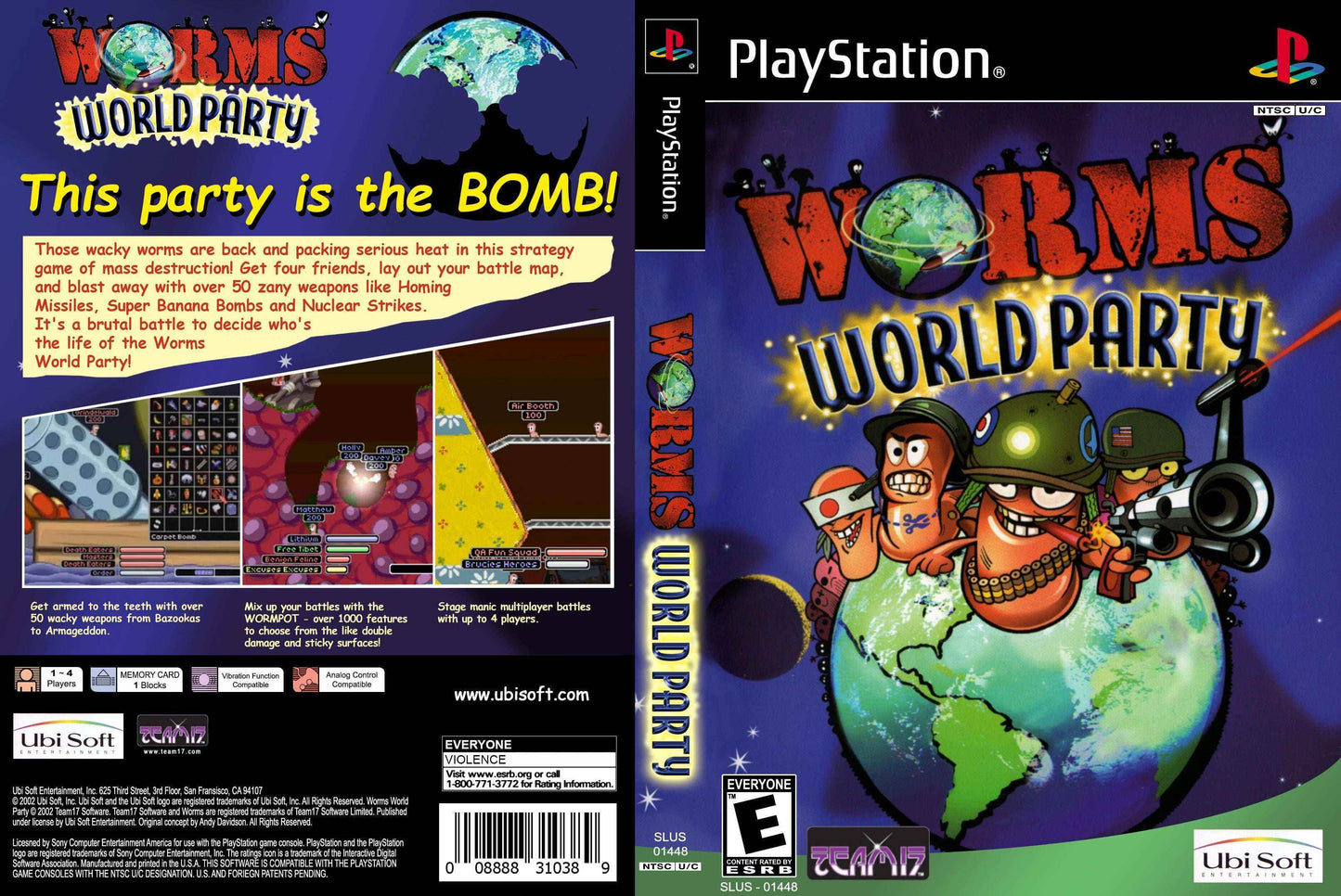 Worms World Party Cover Art - WOI Solutions