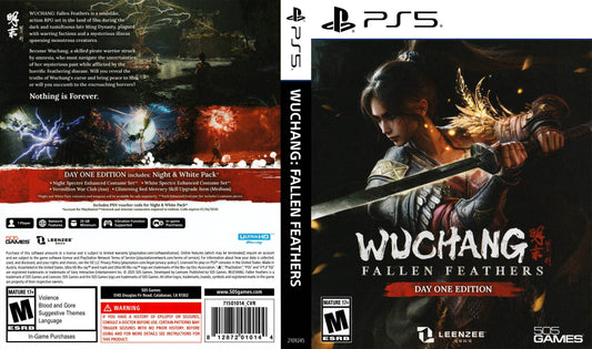 Wuchang - Fallen Feathers - Day One Edition Cover Art - WOI Solutions