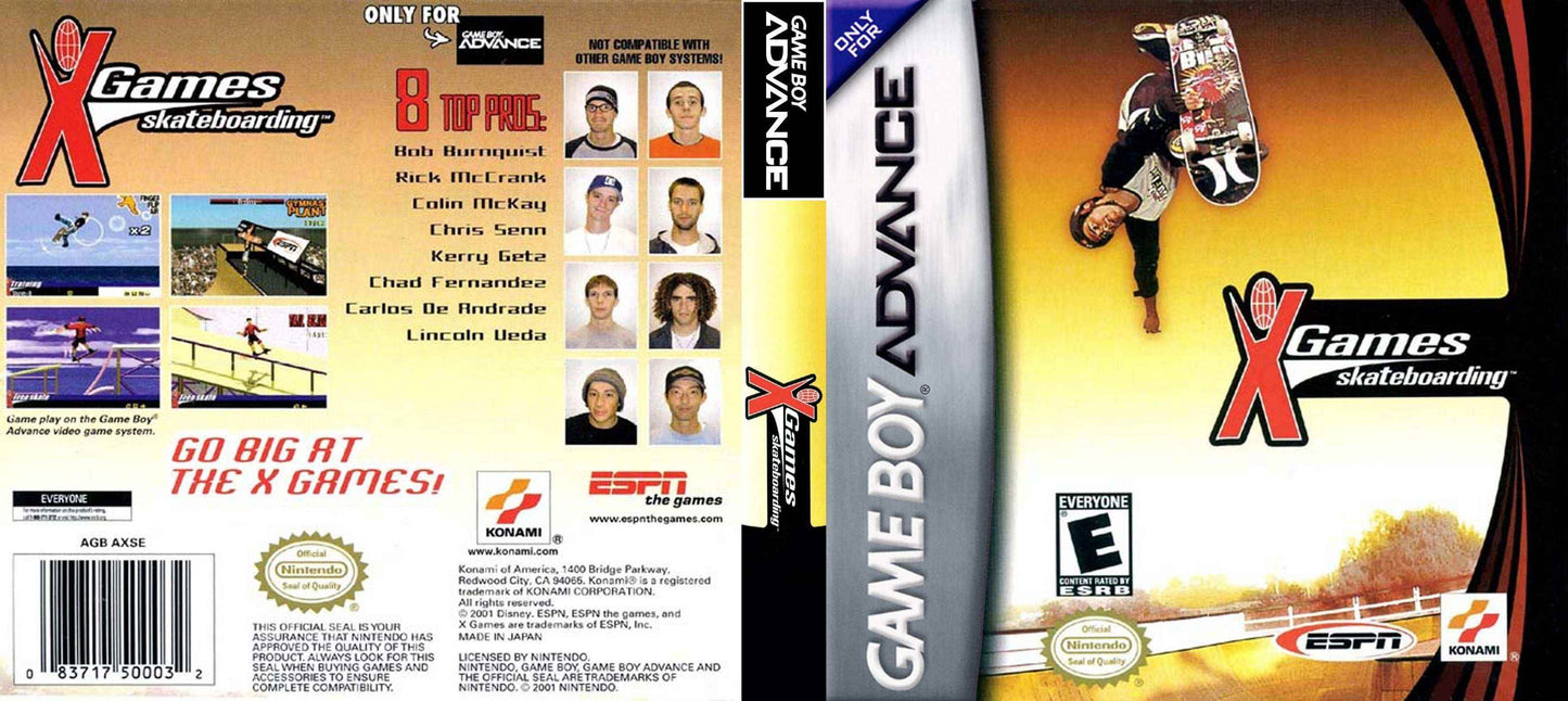 X-Games Skateboarding Cover Art - WOI Solutions