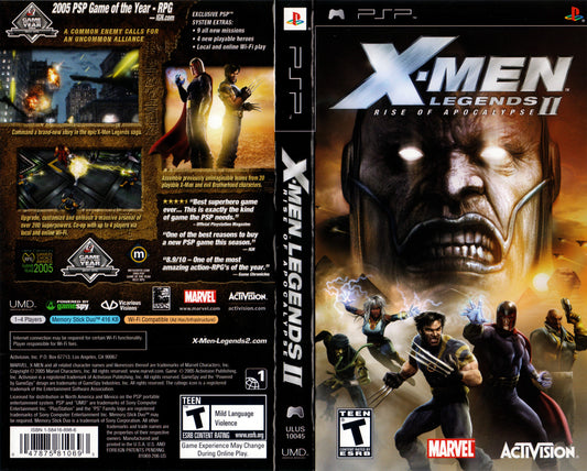 X-Men Legends II Rise of Apocalypse