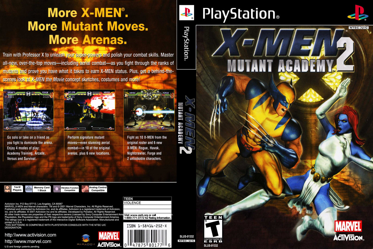 X-Men Mutant Academy 2