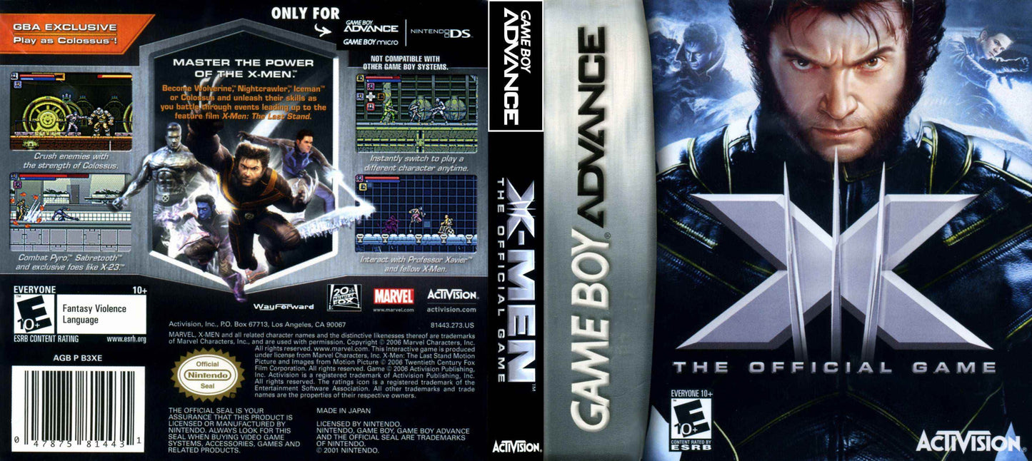 X-Men The Official Game Cover Art - WOI Solutions