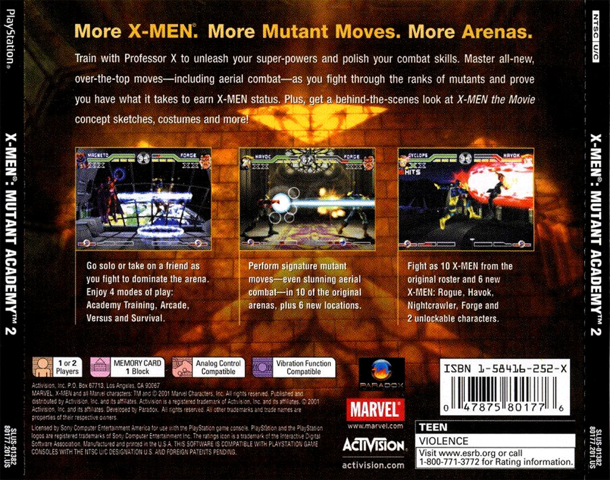 X-Men Mutant Academy 2