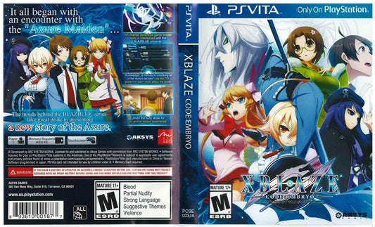 XBlaze Code Embryo Cover Art - WOI Solutions