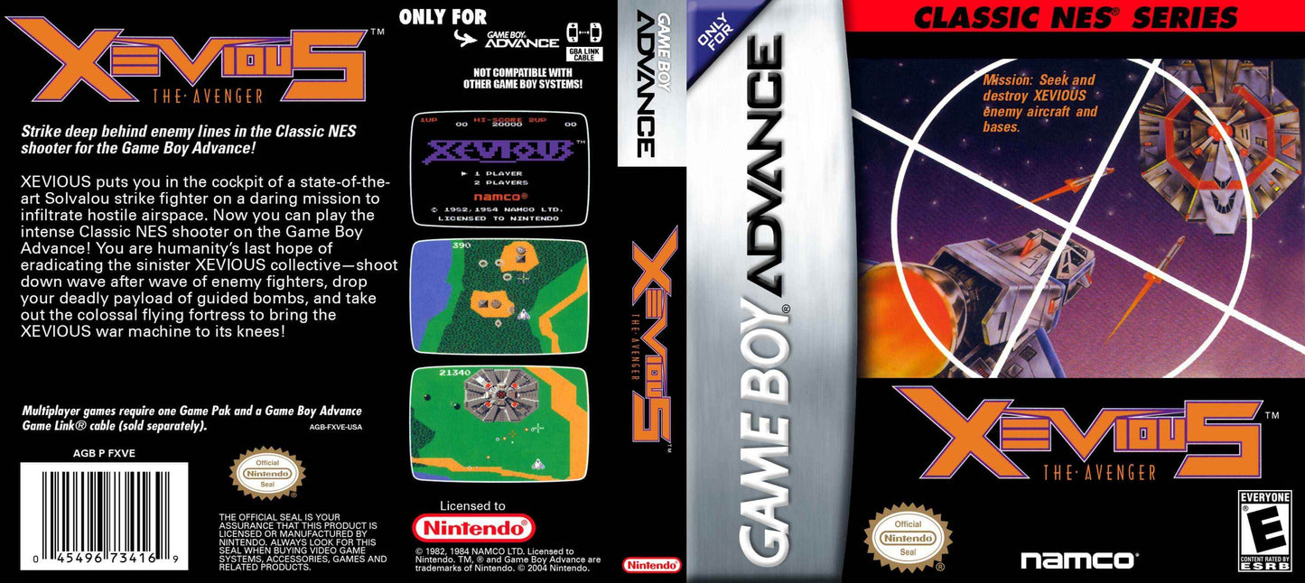 Xevious The Avenger Cover Art - WOI Solutions