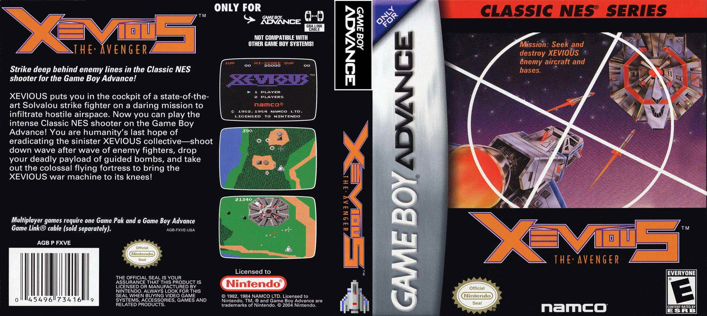 Xevious The Avenger Cover Art - WOI Solutions