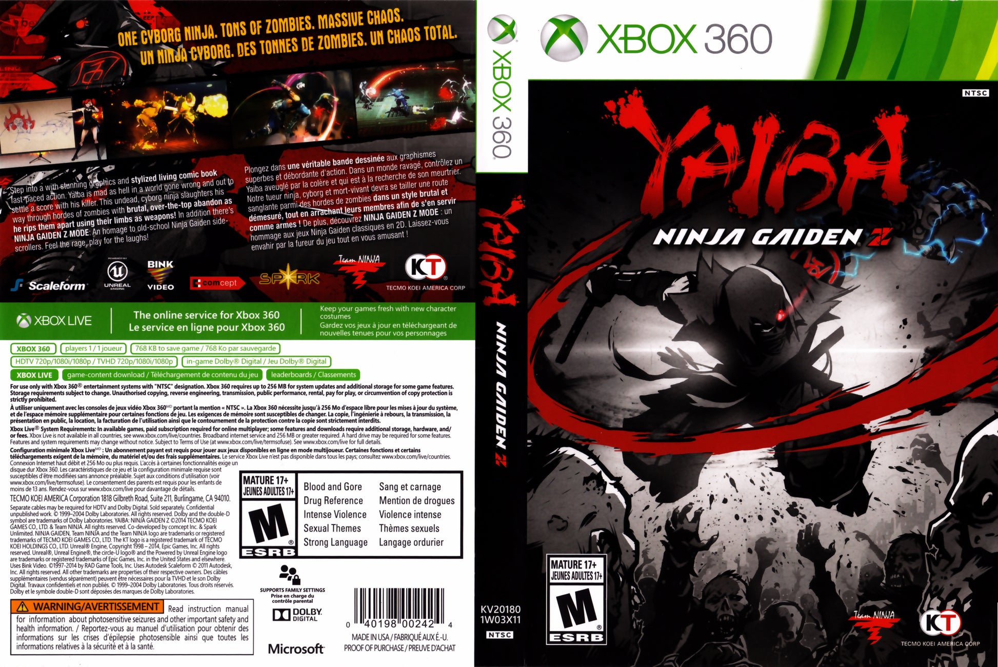 Yaiba Ninja Gaiden Z