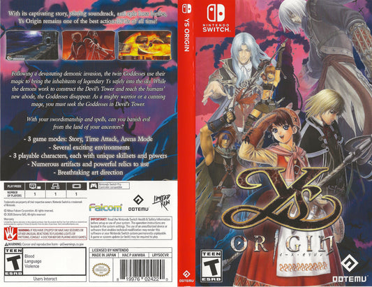 Ys Origin