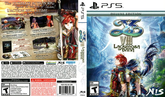 Ys VIII Lacrimosa of Dana Deluxe Edition