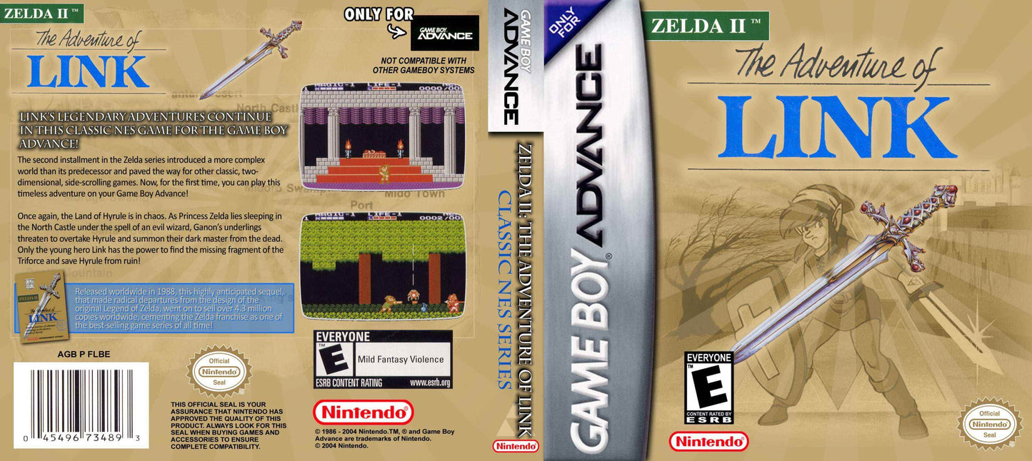 Zelda II The Adventure of Link Cover Art - WOI Solutions