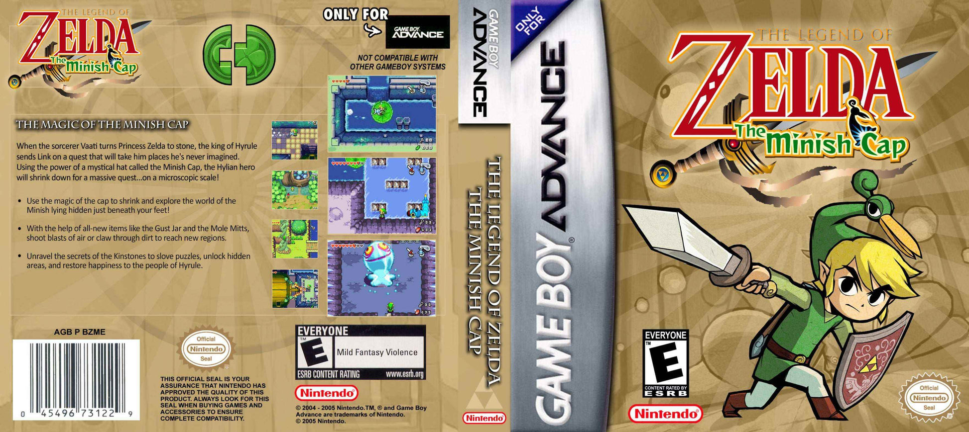 Zelda Minish Cap Cover Art - WOI Solutions