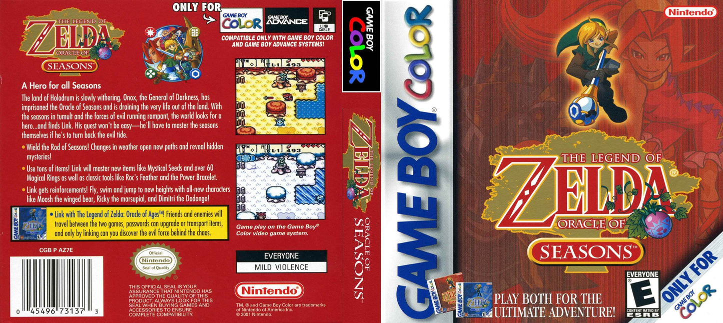 Zelda Oracle of Seasons Cover Art - WOI Solutions