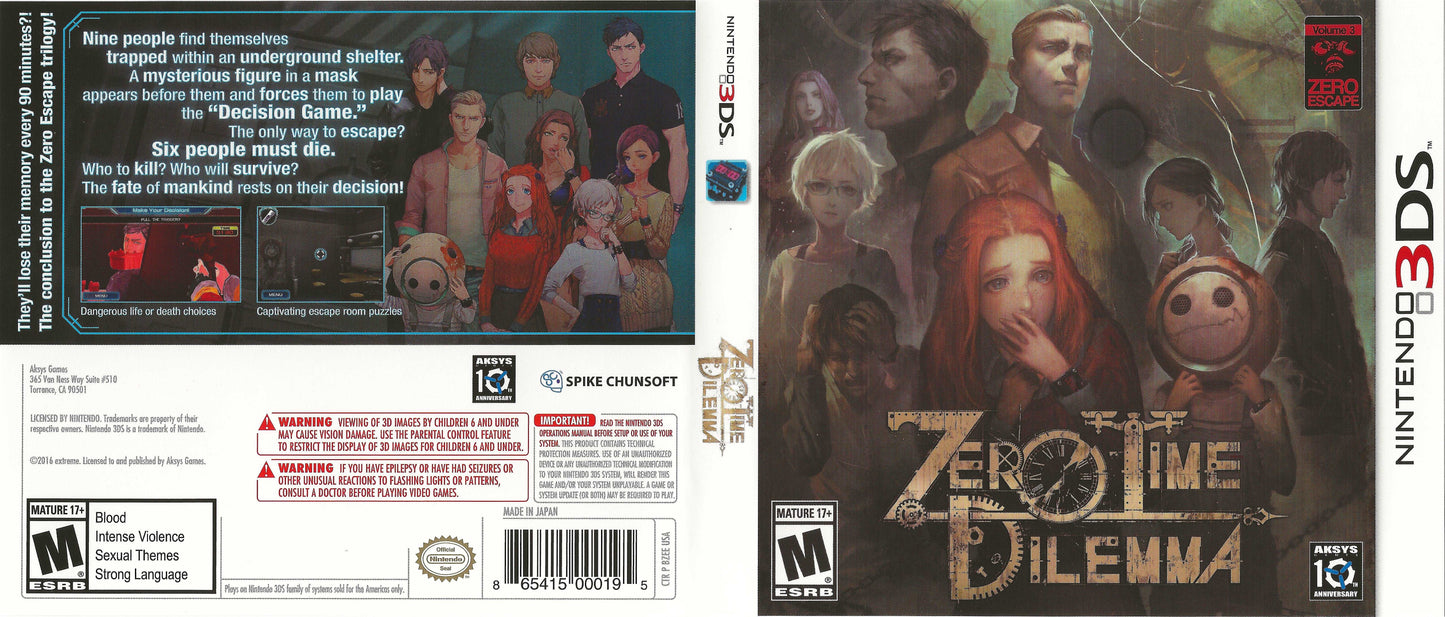 Zero Time Dilemma