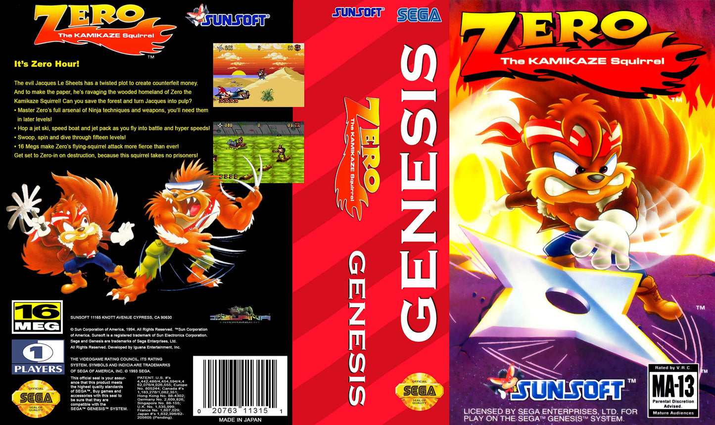 Zero the Kamikaze Squirrel Cover Art - WOI Solutions