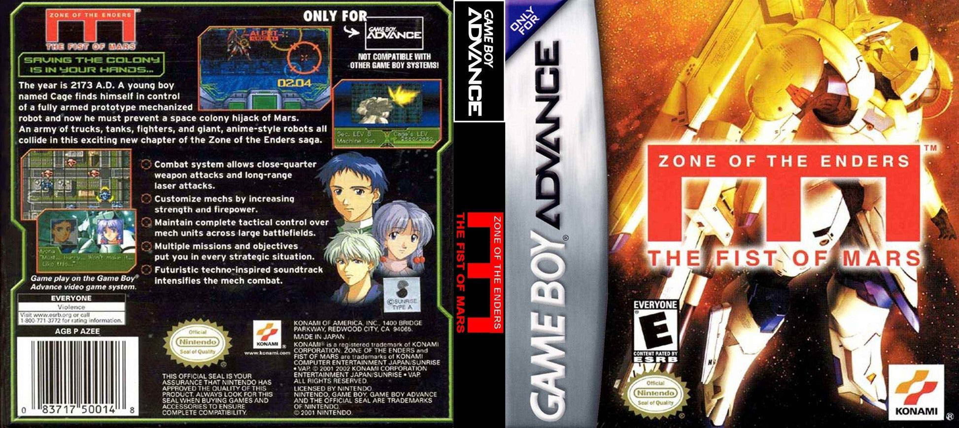 Zone of the Enders The Fist of Mars Cover Art - WOI Solutions