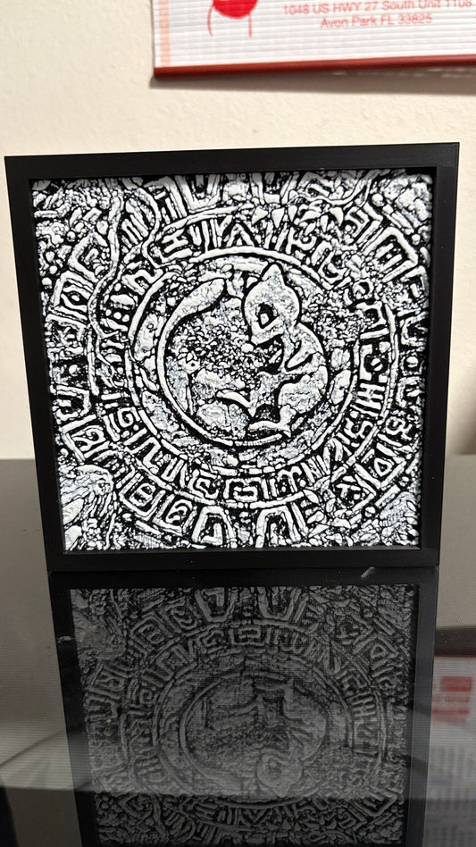 Mystical Mew — HueForge Layered Art Print
